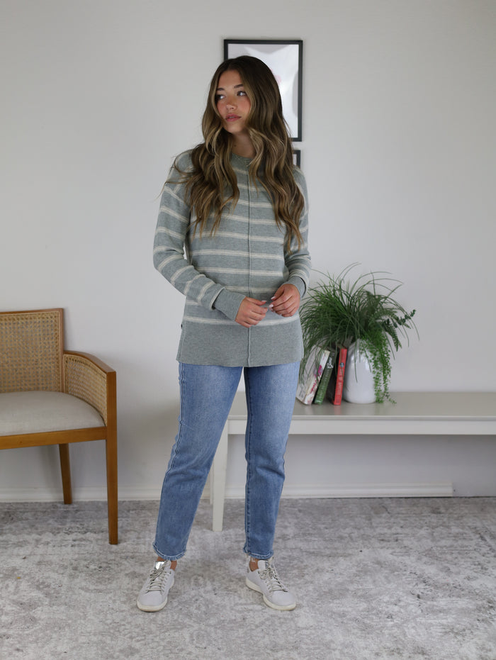 Jasmine Oversized Striped Sweater