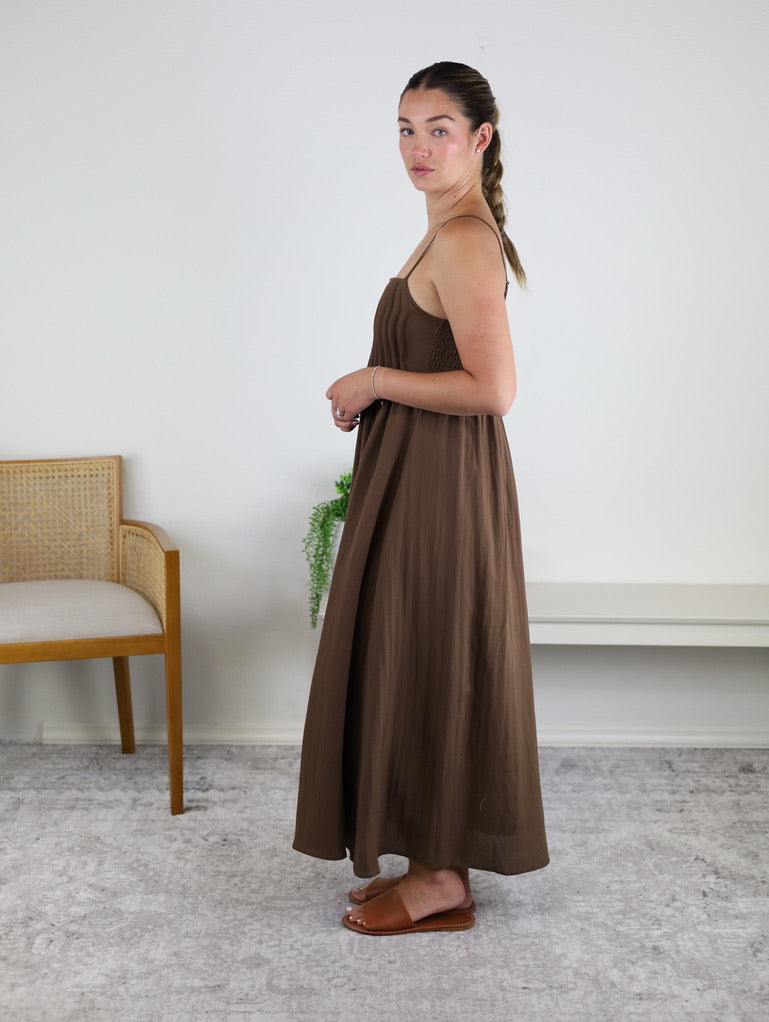 Dawn Pintuck Detail Midi Sundress