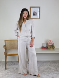 Alfie Striped Button Up