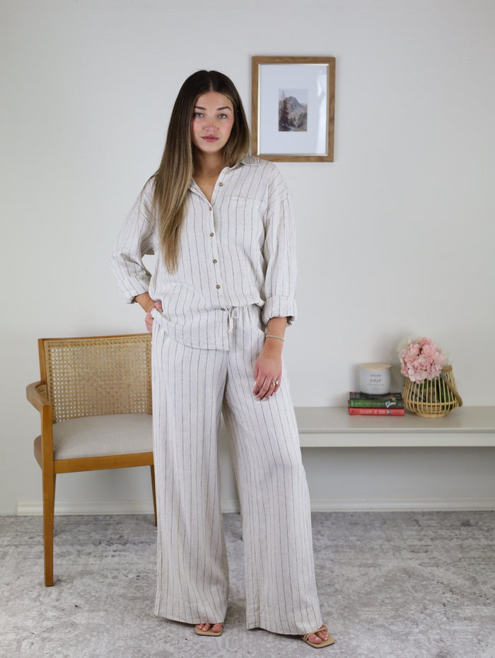 Z Supply - Henri Striped Wide Leg Pant
