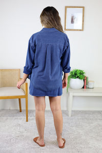 The Perfect Twill Button Up