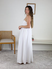 Pencie Pleated Maxi Dress