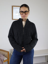 London Zip Up Sweater Jacket