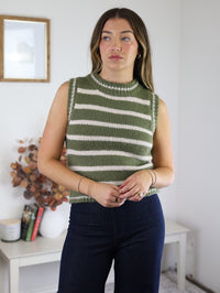 Logan Striped Vest