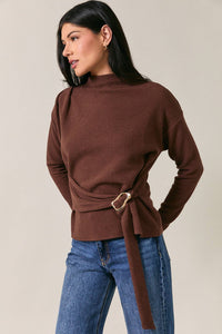 Sarper Mock Neck w/Belt