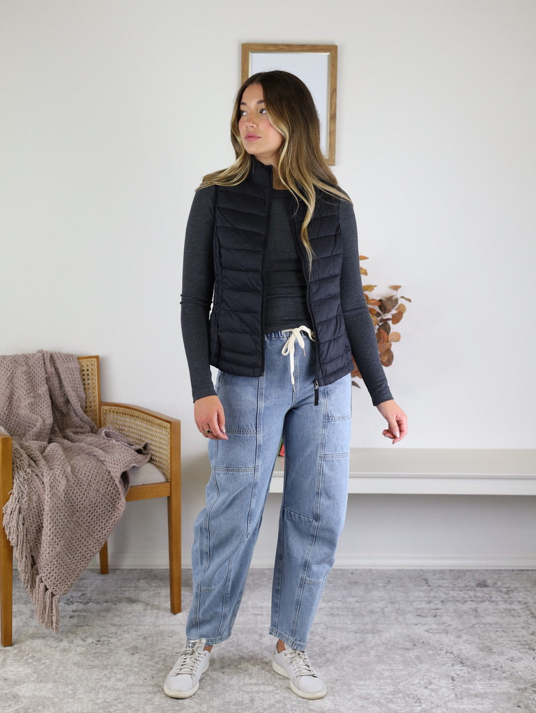 Everly Lightweight Quilted Vest