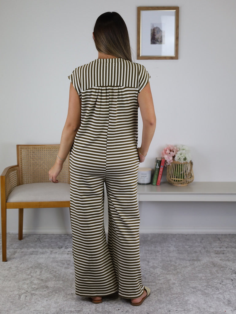 Mora Striped Jumpsuit