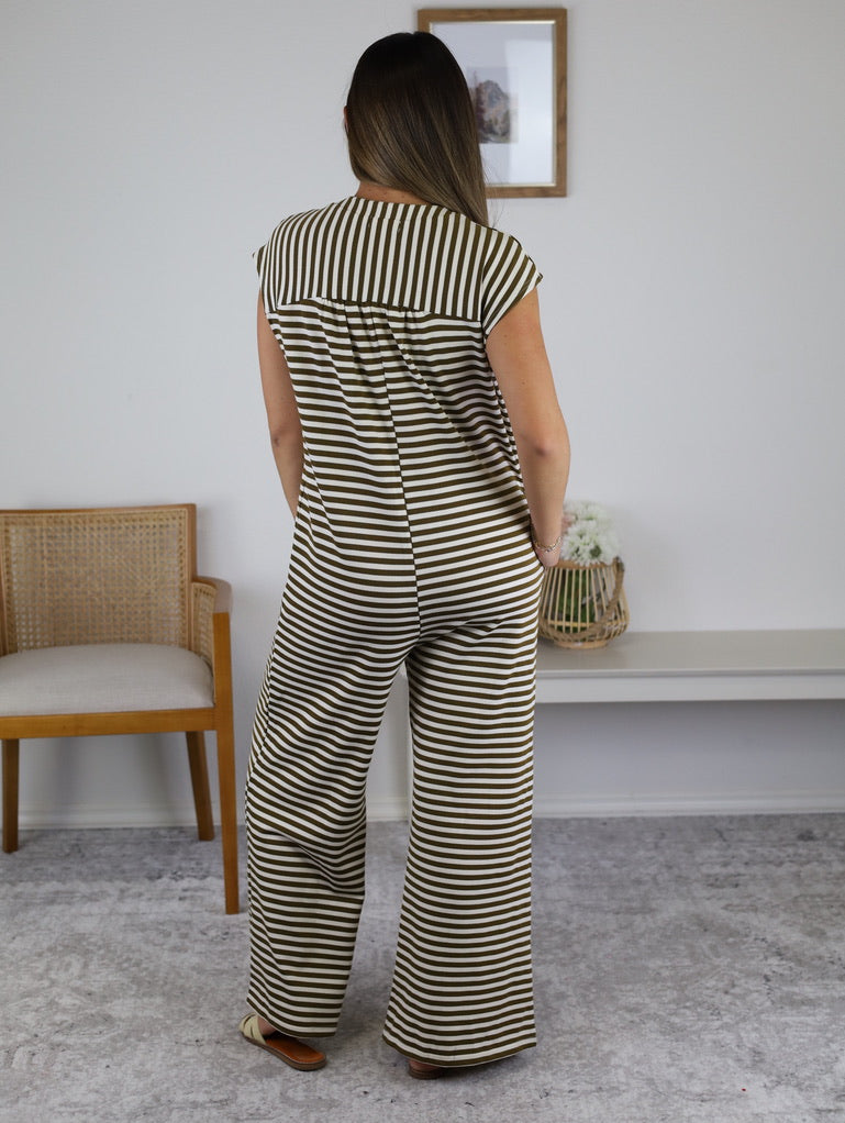 Mora Striped Jumpsuit