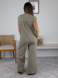 Mora Striped Jumpsuit