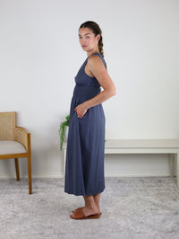 Tanya Smocked Waist Midi Dress