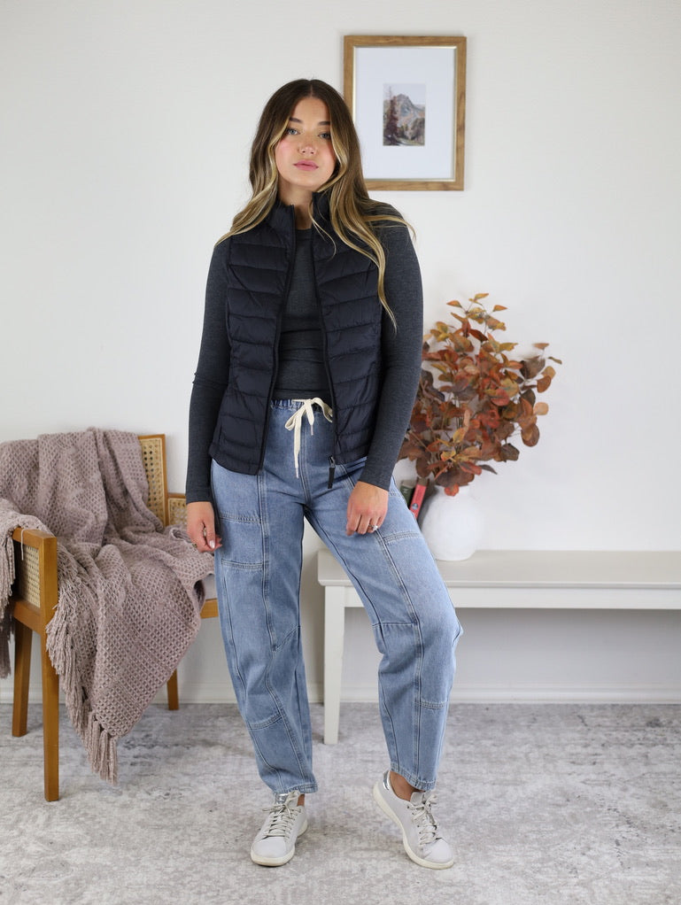 Everly Lightweight Quilted Vest
