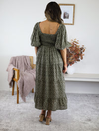 Allyn Ditsy Floral Midi Dress