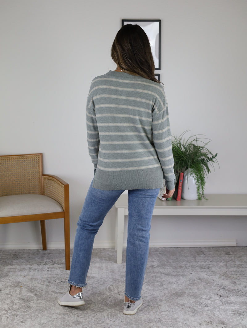 Jasmine Oversized Striped Sweater