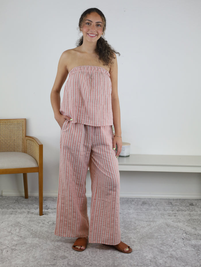Roxie Strapless Top and Pant Set