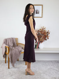 Bobbi Drape Back Midi Dress