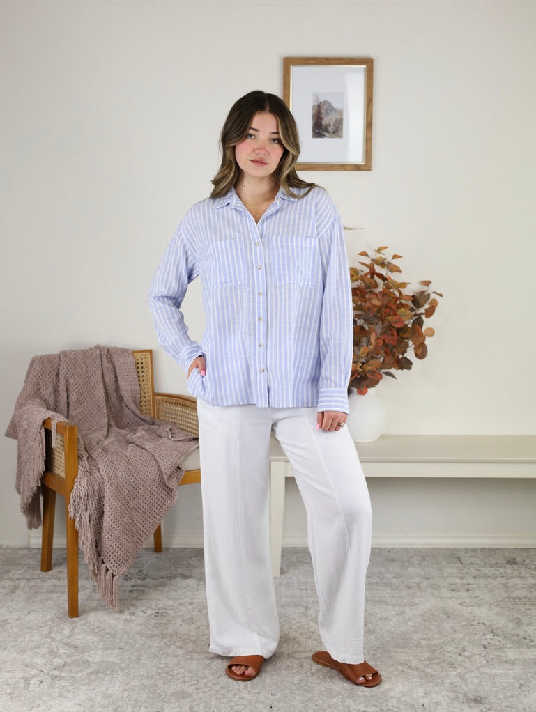Solana Pant - White