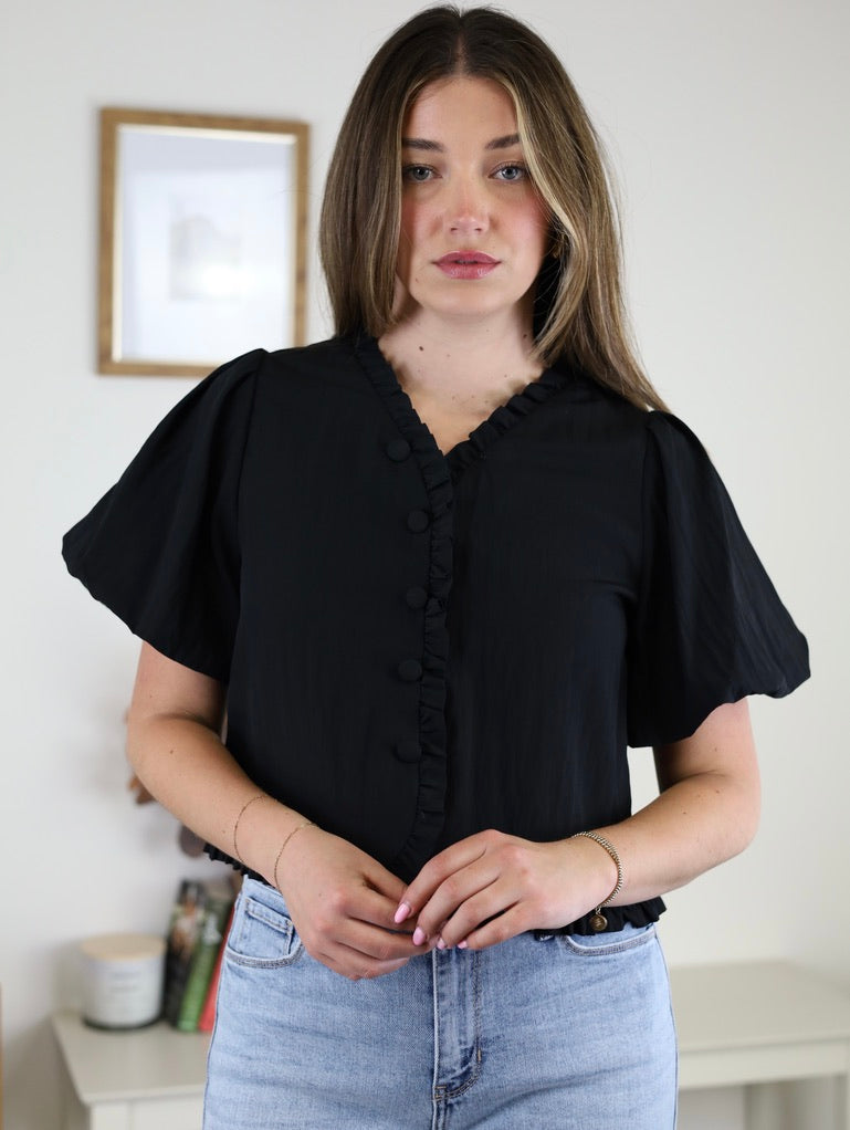 Siggi Bubble Sleeve Top