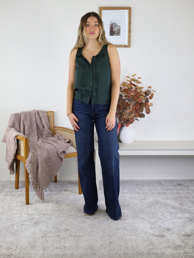 Mable Button Front Tank Top
