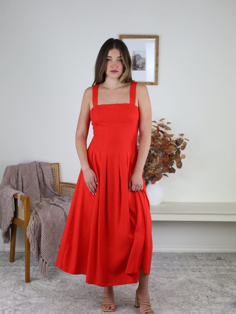 Heaven Sent Seam Detail Maxi Dress