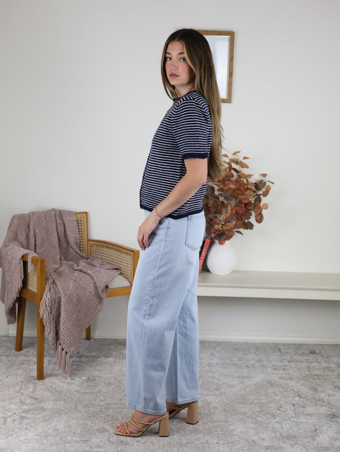 Beth Slight Barrel Straight Jean