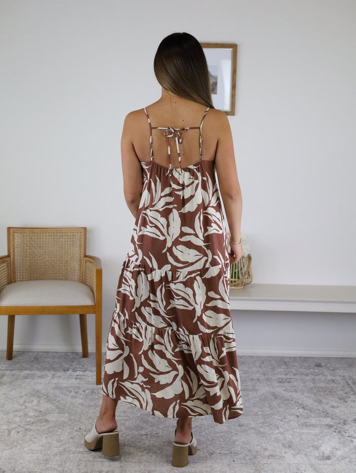 Zella Tropical Print Midi Dress