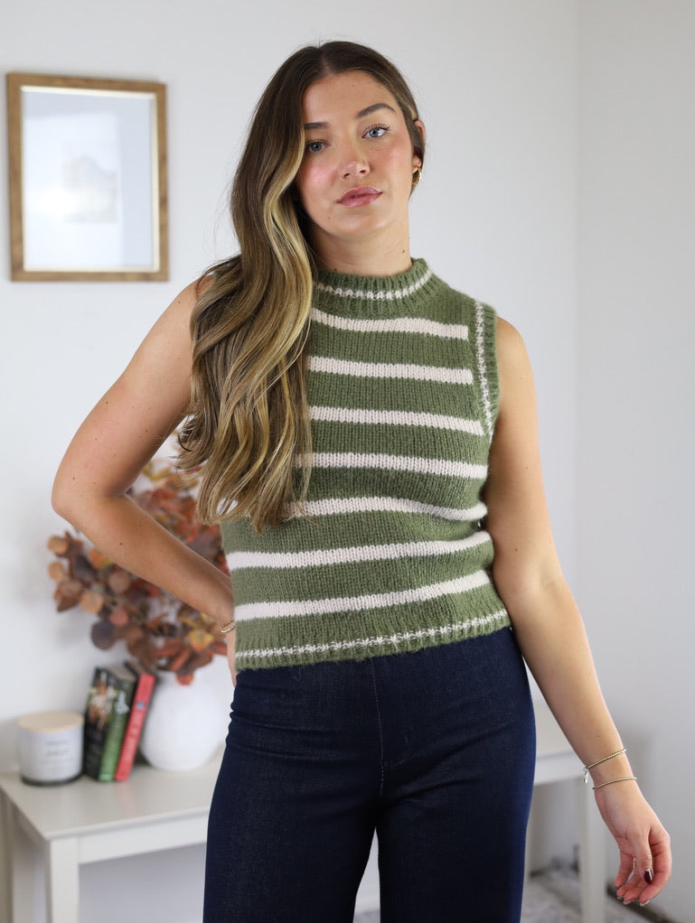 Logan Striped Vest