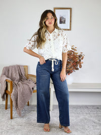 Ross Drawstring Waist Jeans - Final Sale