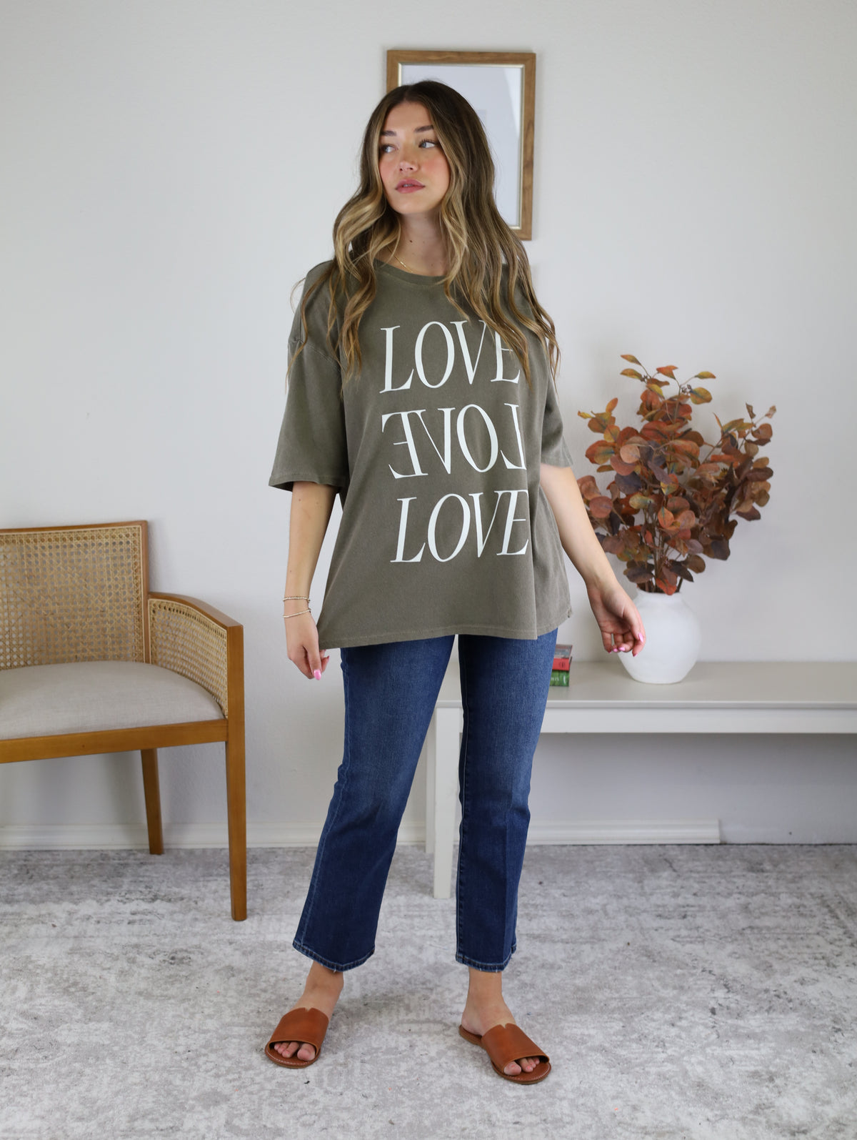 Z Supply - Love Love Love Graphic Tee