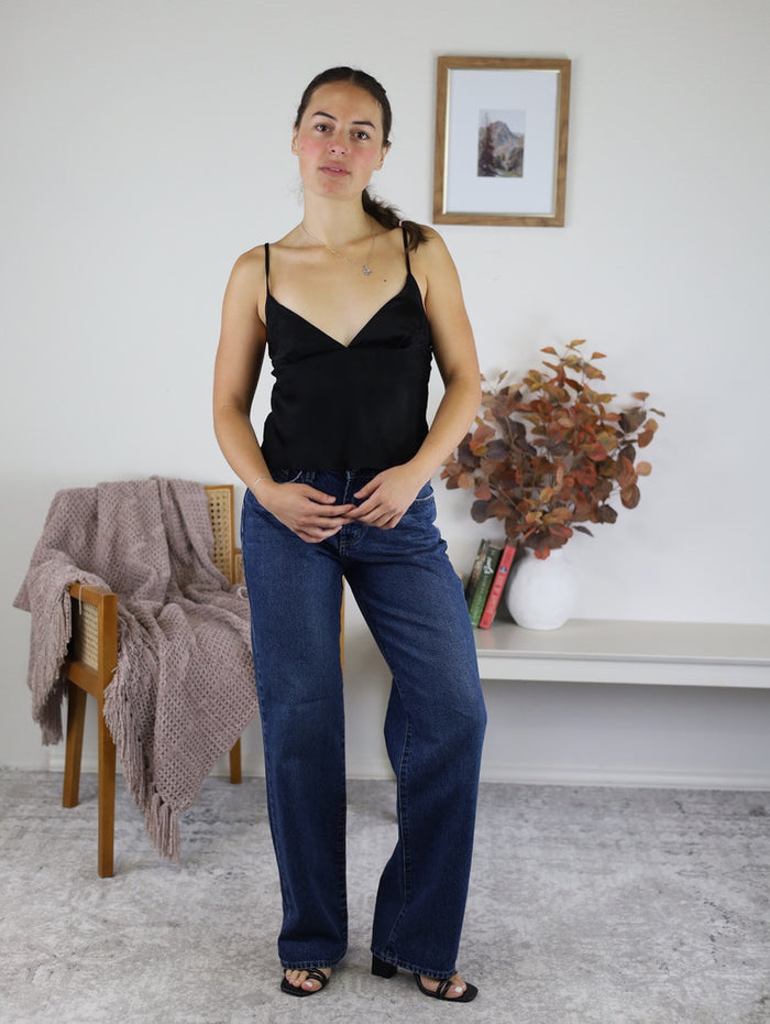 Polly Jacquard Satin Cami Top