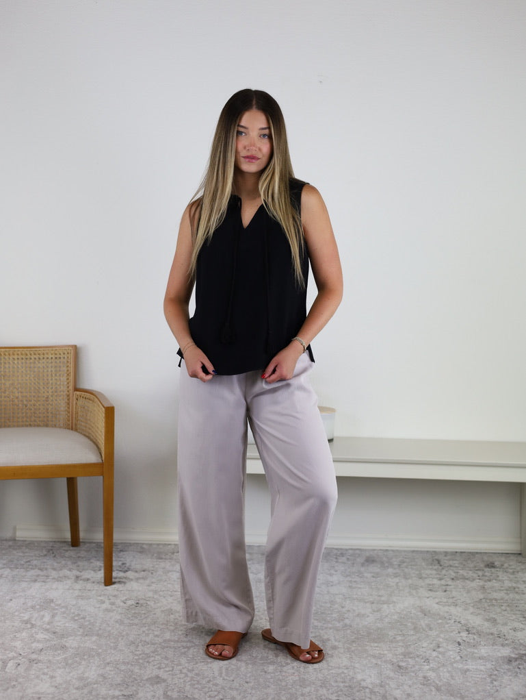 Heritage Linen Blend Blouse