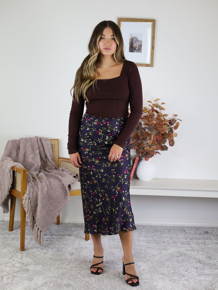 Sway Satin Maxi Skirt