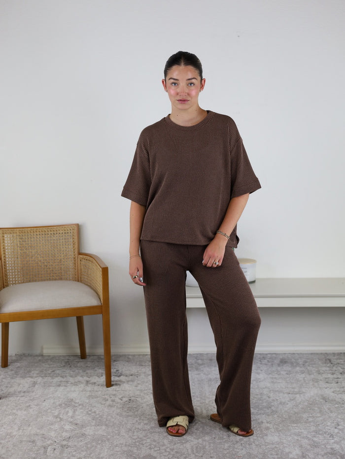 Francis Ribbed Lounge Set