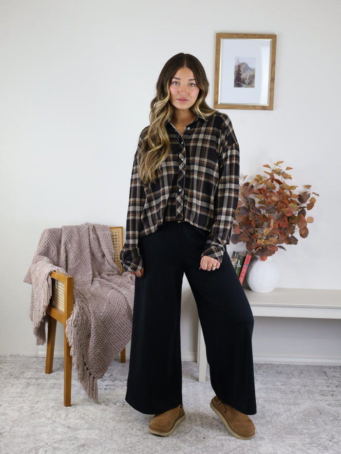 Sissy Super Soft Plaid Top