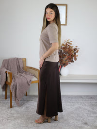 Raya Satin Maxi Skirt