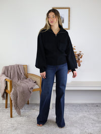 Ensley Sweater Bomber Jacket