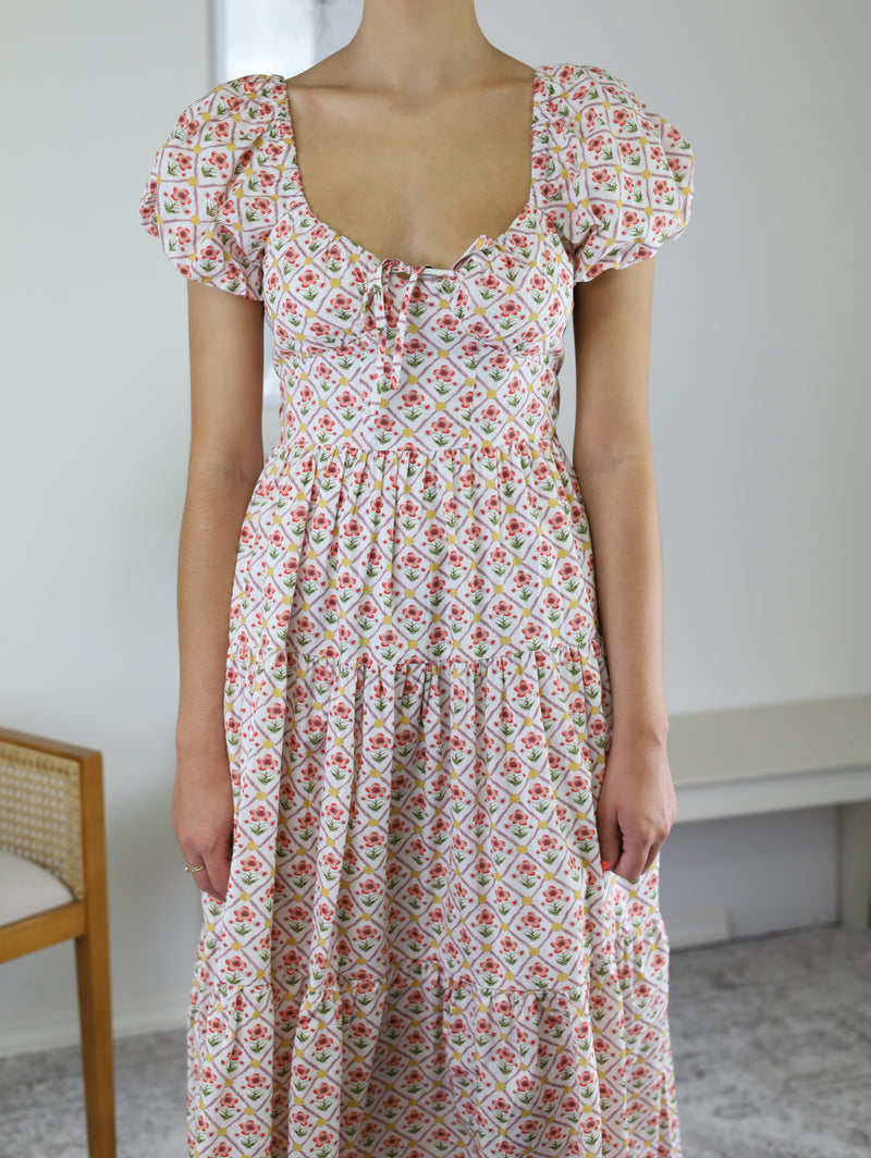 Clara Floral Maxi Dress