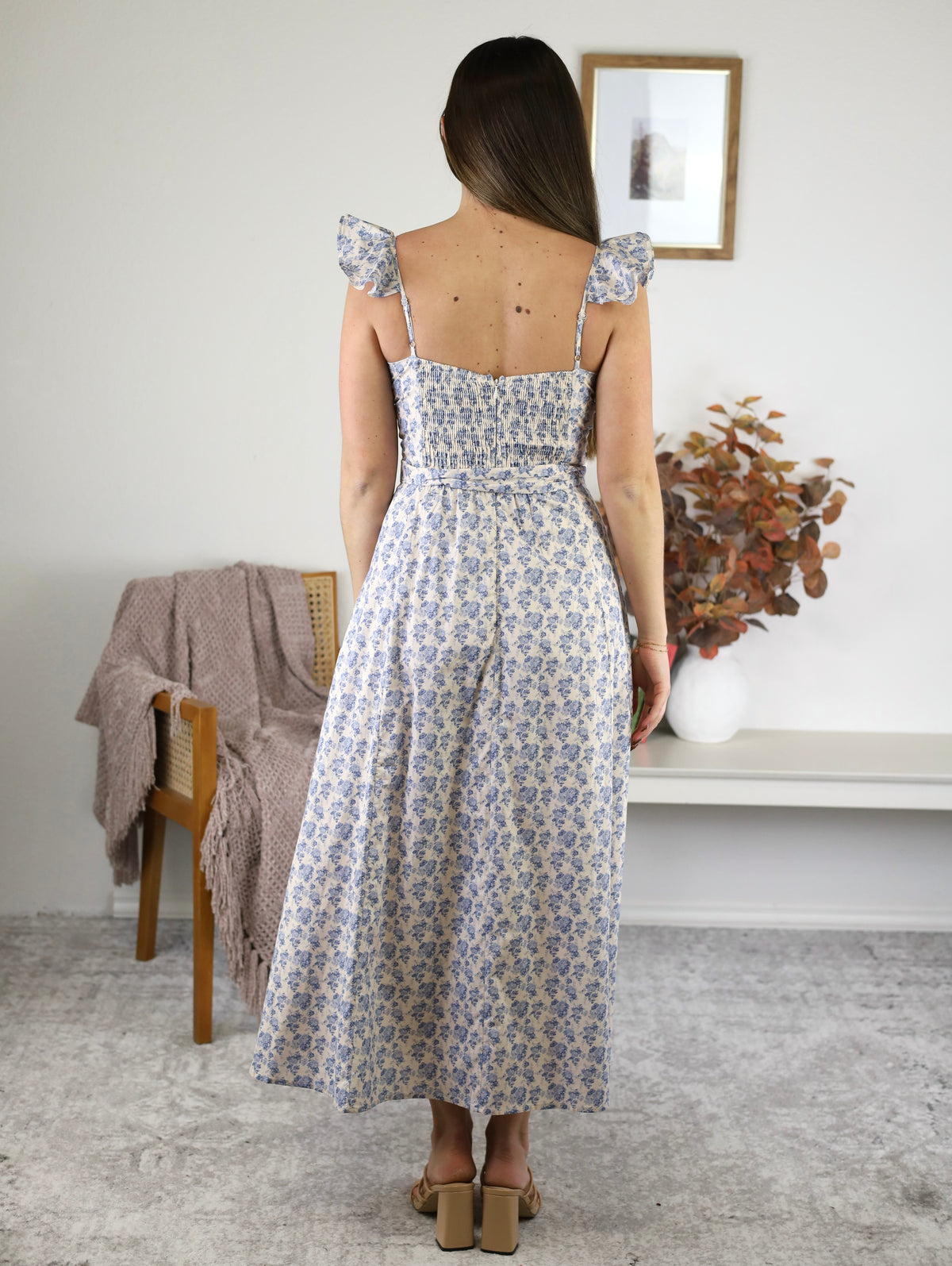 Parisian Bloom Midi Dress