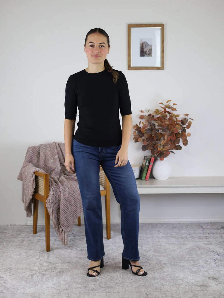 Crew Short Sleeve Basic Top