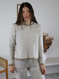 Addie Split Back Sweater Top