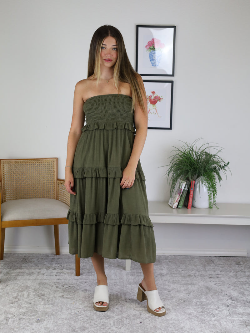 Trudie Ruffle Tier Maxi Skirt or Dress