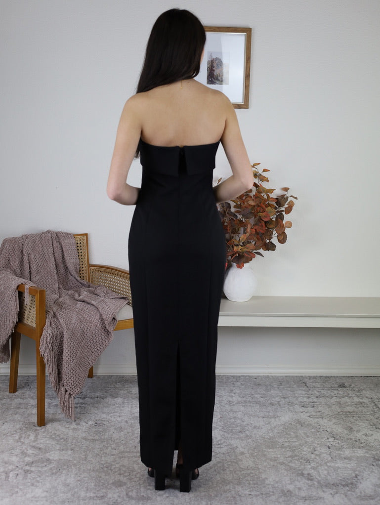 Tippi Fold Over Pencil Maxi Dress