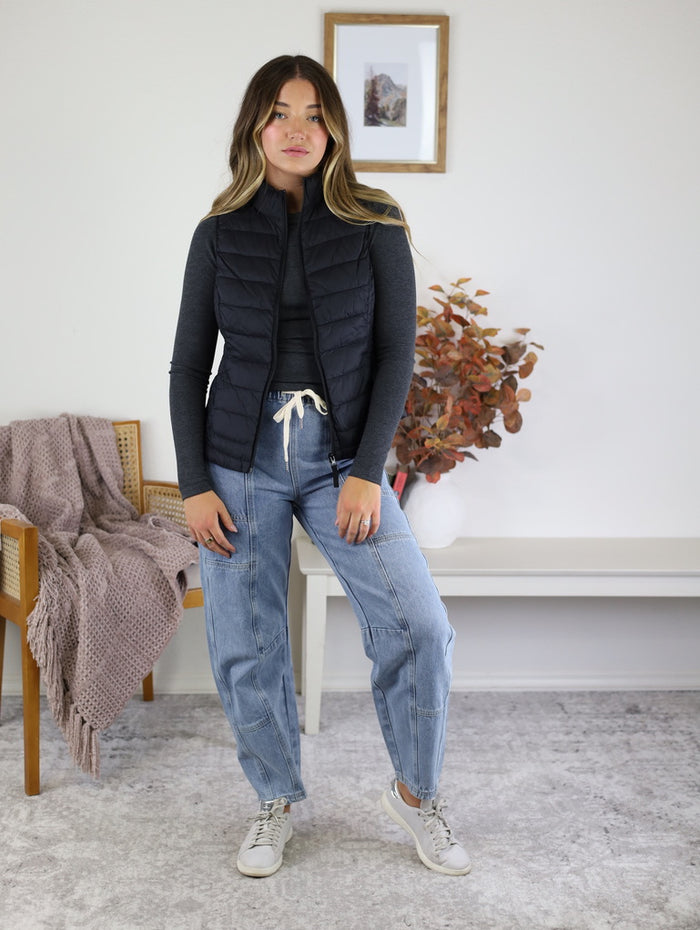 Everly Lightweight Quilted Vest