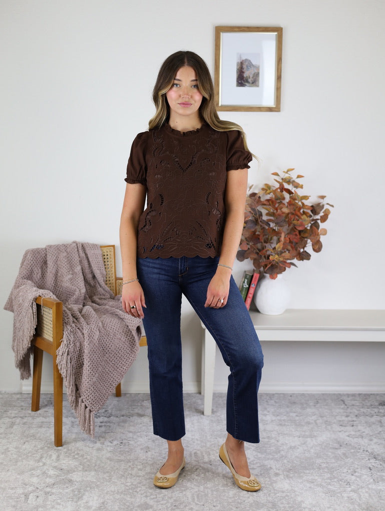 Ashland Embroidered Blouse - Final Sale