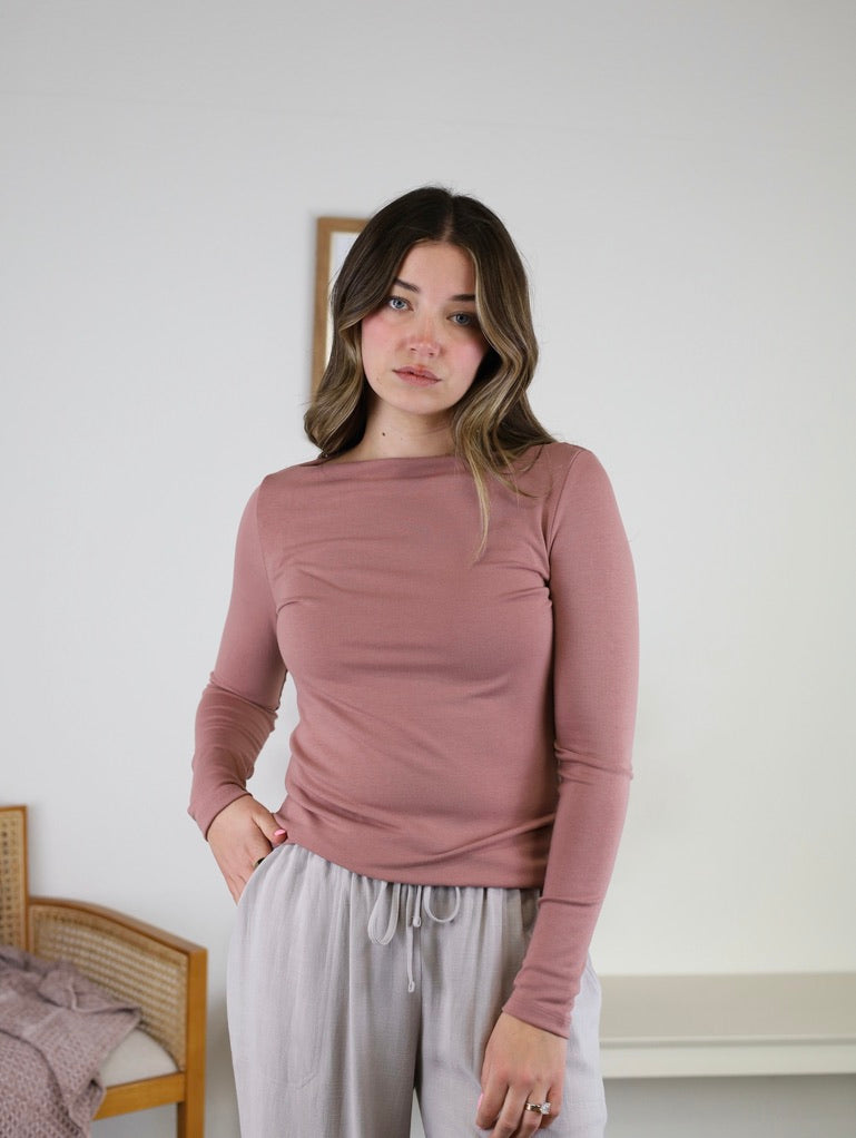 Kenny Boatneck Top