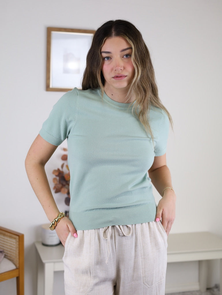 Bella Short Sleeve Sweater