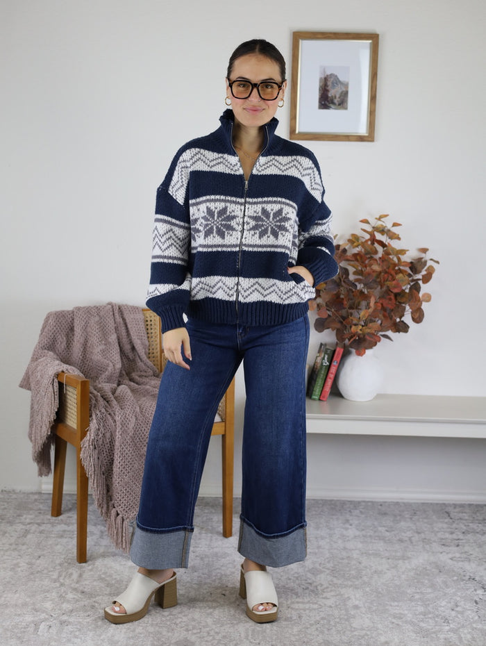 Cooper Collared Sweater Jacket