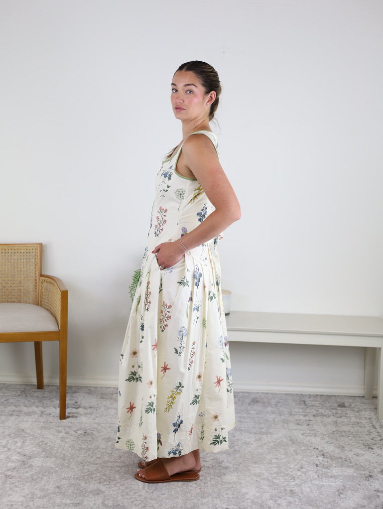 Dottie Cotton Floral Maxi Dress