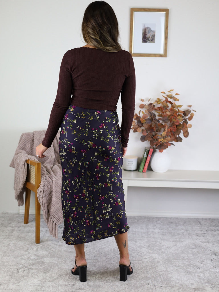 Sway Satin Maxi Skirt - Final Sale