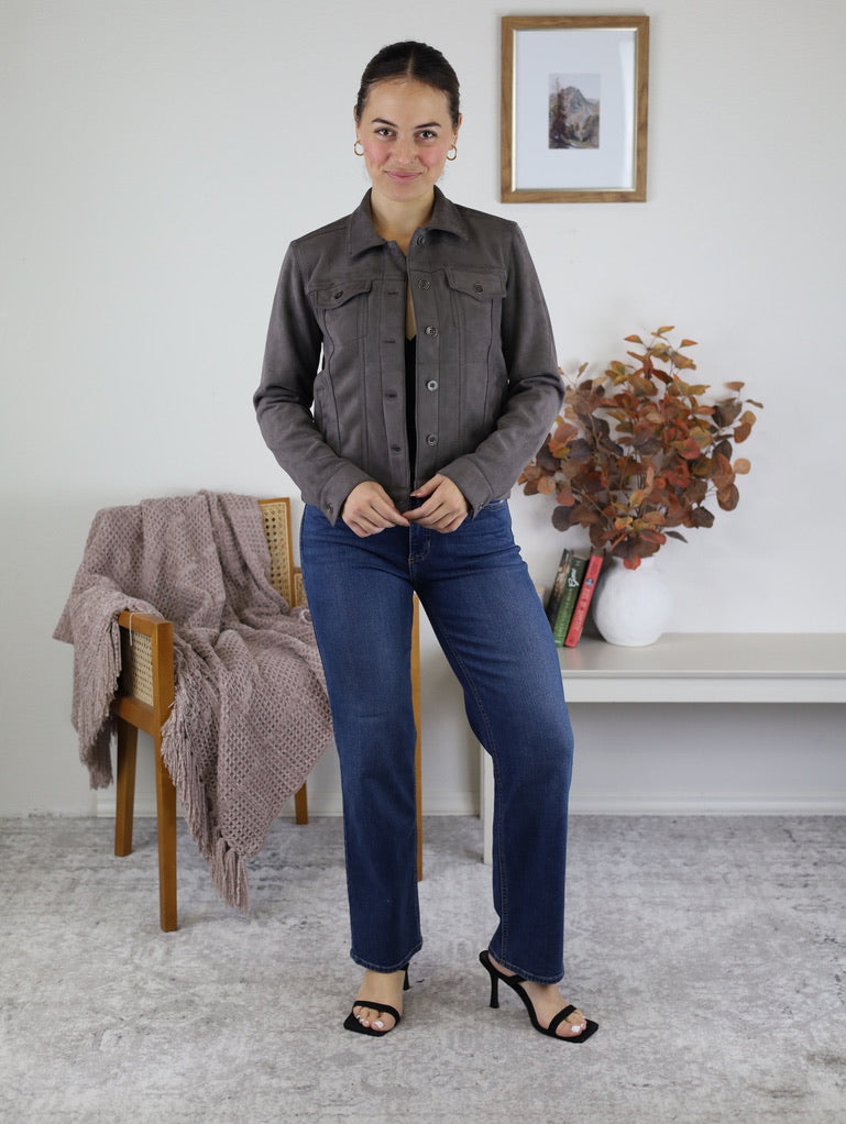 Lori Faux Suede Jacket