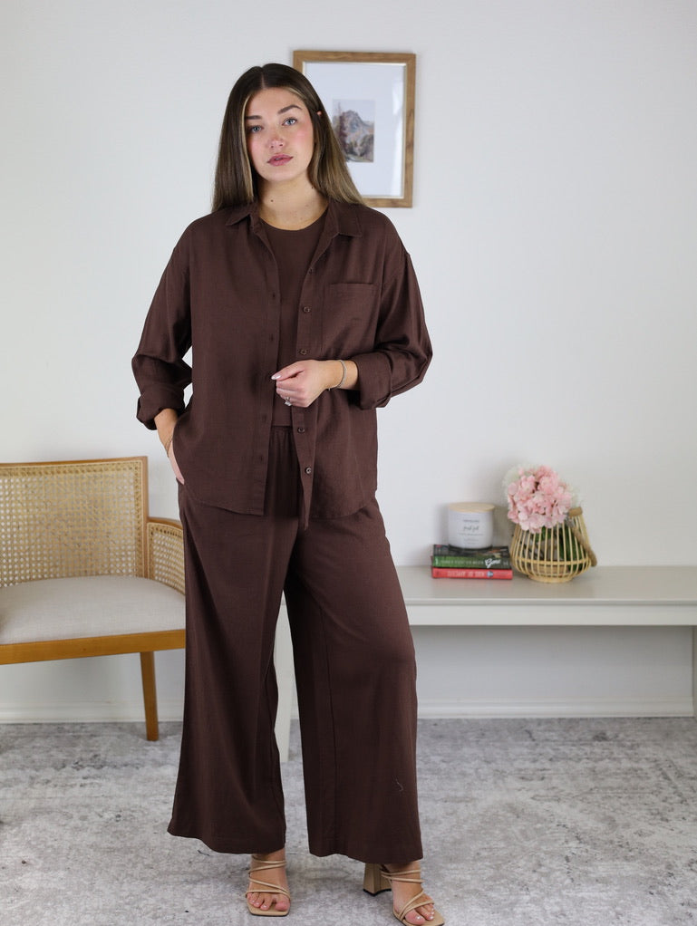 Alphie Button Up Top
